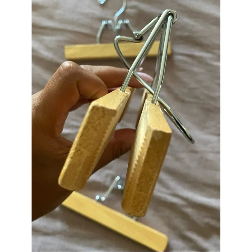 Bundle of 3 Wood Hangars